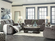 Tulen - Reclining Living Room Set Gray 3 Pc. - Reclining Sofa, Reclining Loveseat, Rocker Recliner by Signature Design by Ashley® | Bel Furniture