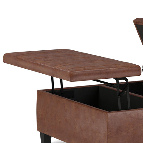 Ellis - Coffee Table Storage Ottoman Contemporary Design - view 18
