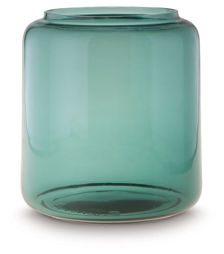 Inisland - Vase Green 7"W x 7"D x 8"H by Signature Design by Ashley® | Bel Furniture