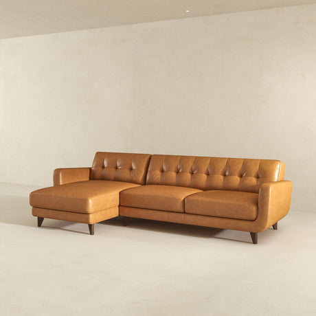 Allison - Mid-Century Modern Sectional Sofa Chaise - view 9