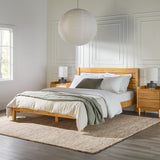 Modern Minimalist Boho Bedframe by Walker Edison | Bel Furniture
