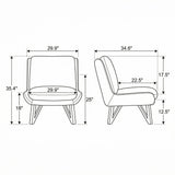 Emerse - Armless Accent Chair