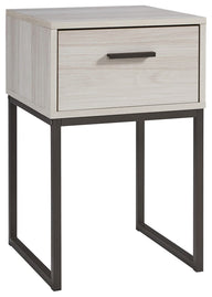 Socalle - One Drawer Night Stand Beige by Signature Design by Ashley® | Bel Furniture
