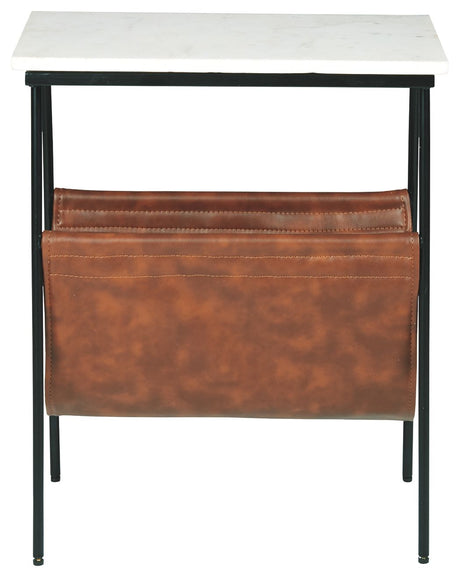 Etanbury - Brown / Black / White - Accent Table by Signature Design by Ashley® | Bel Furniture