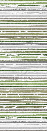 Sphinx - Indoor & Outdoor Washable Non - Slip Accent Rug Green 66"W x 24"D x 0.04"H by Icona Home Decor | Bel Furniture
