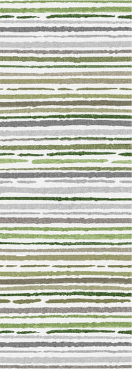 Sphinx - Indoor & Outdoor Washable Non - Slip Accent Rug Green 66"W x 24"D x 0.04"H by Icona Home Decor | Bel Furniture