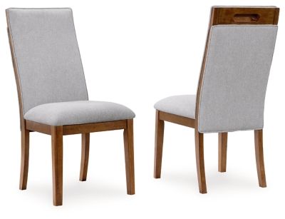 Lyncott - Beige / Brown - Dining Upholstered Side Chair (Set of 2) by Signature Design by Ashley® | Bel Furniture