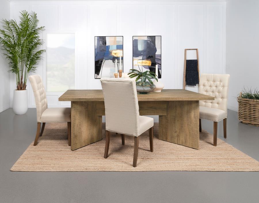 Jamestown - Composite Wood Dining Table - Mango by CoasterEveryday | Bel Furniture