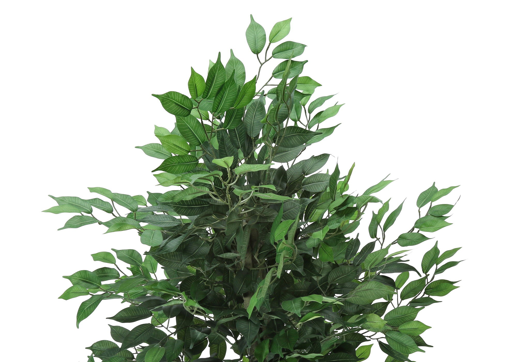 58" Tall, Artificial Plant, Ficus Tree, Indoor, Faux, Fake, Floor, Greenery, Potted, Decorative - Green / Black