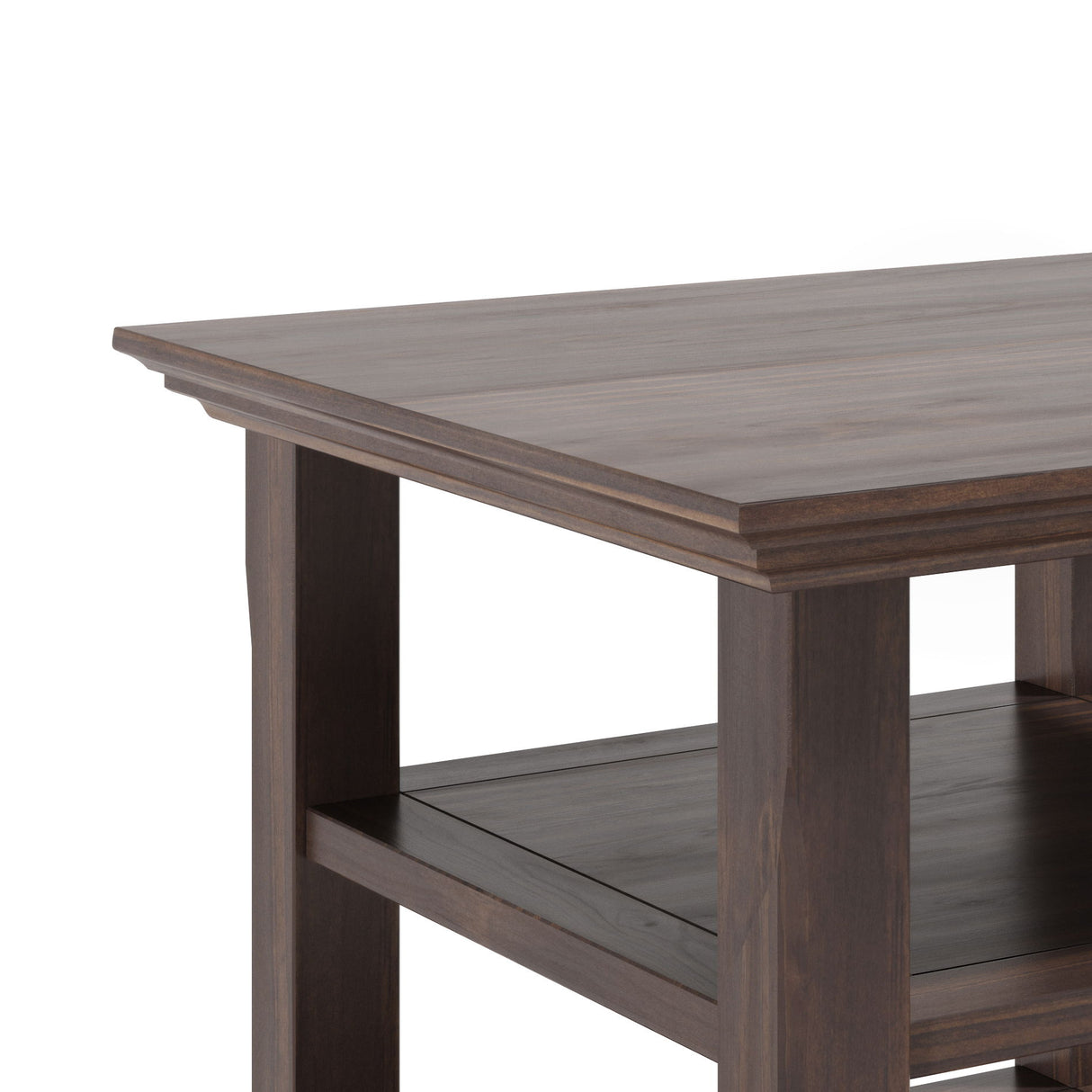 Acadian - End Table - Warm Walnut Brown by Simpli-Home | Bel Furniture