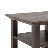 Acadian - End Table - Warm Walnut Brown by Simpli-Home | Bel Furniture