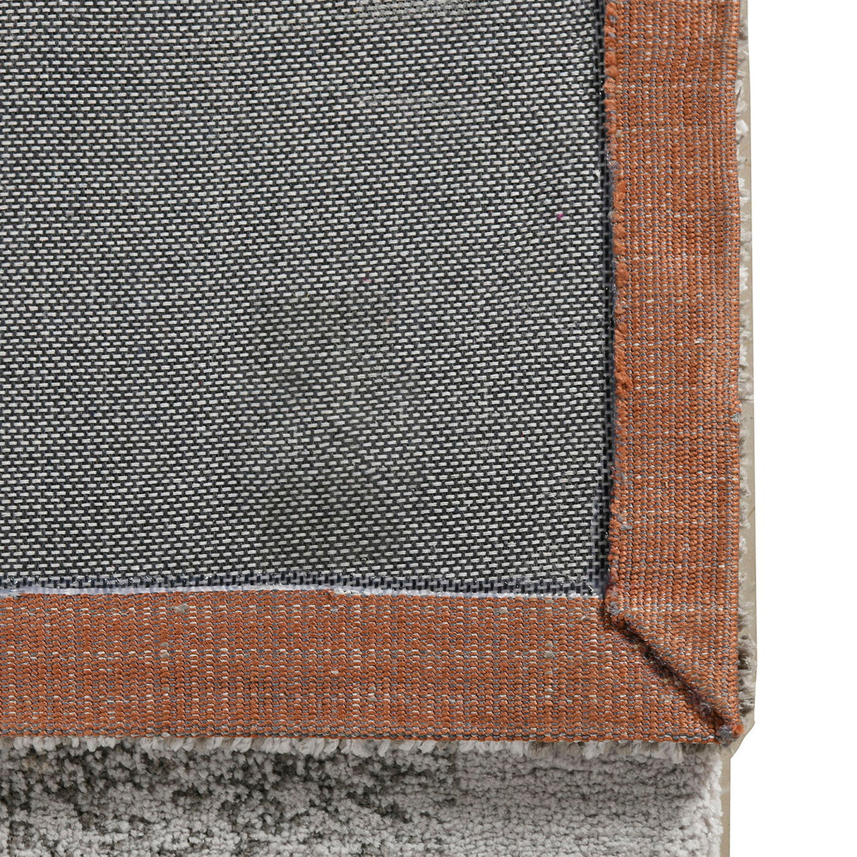 Quarry - 5.25' X 6.5' Abstract Area Rug - Gray / Orange by Jennifer Taylor Home | Bel Furniture