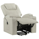 Armstrong - Upholstered Power Lift Massage Recliner