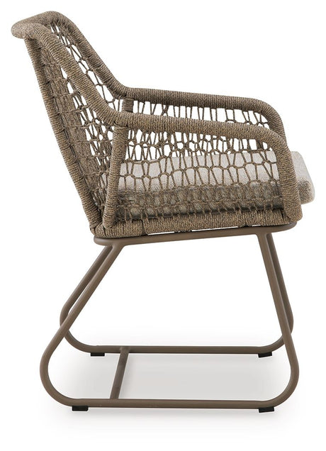 Majors Beach - Outdoor Table And 2 Chairs (Set of 3) - Beige - view 4