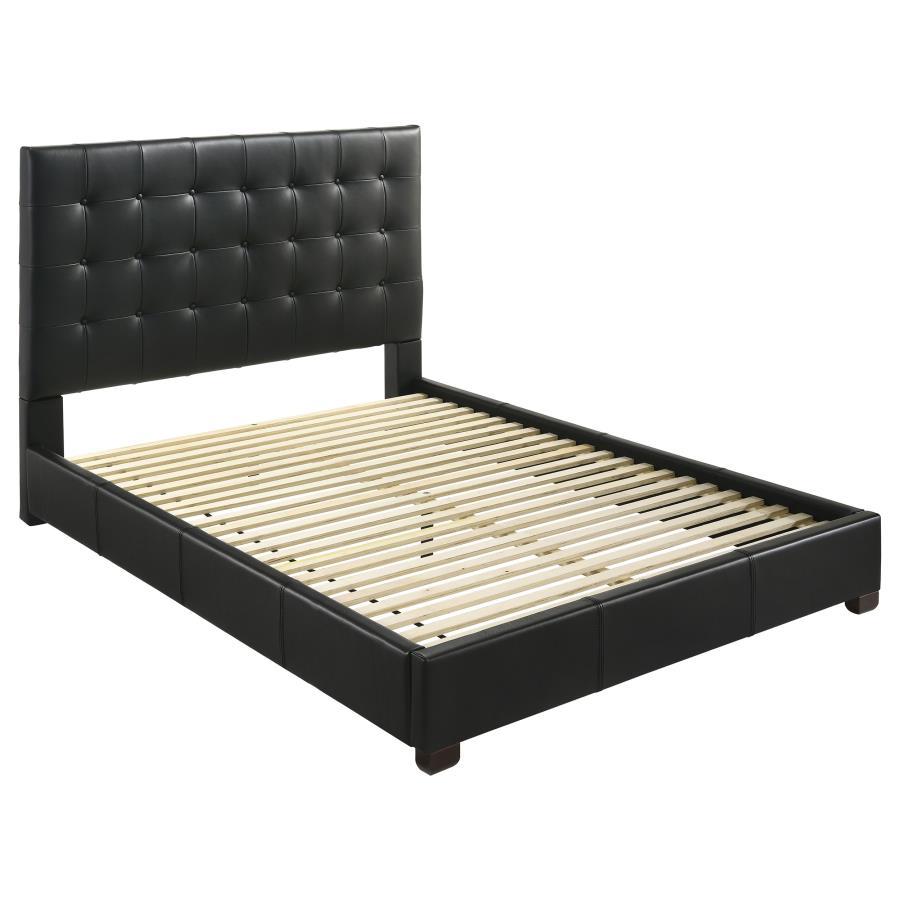 Medley - Genuine Leather Platform Bed