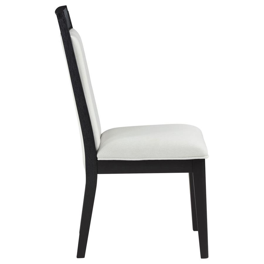 Brookmead - Wood Dining Side Chair (Set of 2) - Ivory And Black