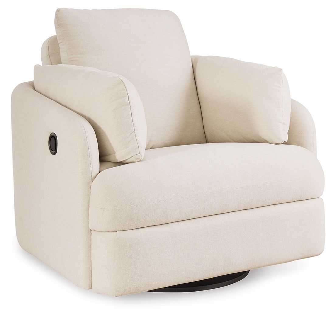 Modmax - Swivel Glider Recliner White by Signature Design by Ashley® | Bel Furniture