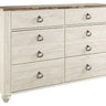 Willowton - Dresser, Mirror Beige Dressers by Signature Design by Ashley® | Bel Furniture