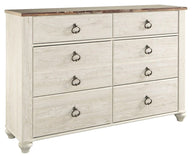 Willowton - Dresser, Mirror Beige Dressers by Signature Design by Ashley® | Bel Furniture