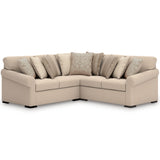 LadyMae - Sectional Beige 3 Pc. Sectional by Benchcraft® | Bel Furniture