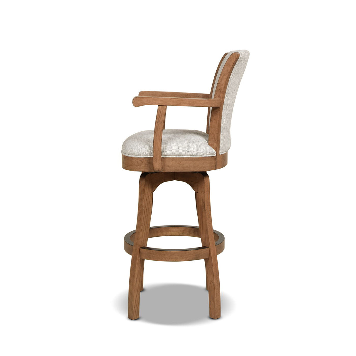 Williams - Swivel Bar Stool With Armrests by Jennifer Taylor Home | Bel Furniture