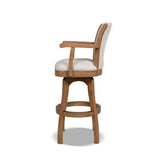 Williams - Swivel Bar Stool With Armrests by Jennifer Taylor Home | Bel Furniture