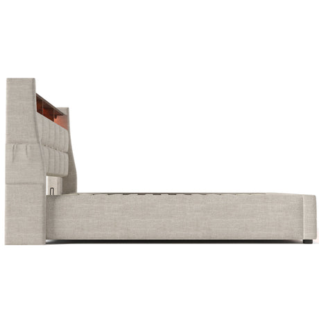 Upholstered Platform Bed With A Hydraulic Storage System, LED And USB Charging (Without Mattress) - view 23