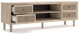 Cielden - Two-tone - Extra Large TV Stand by Signature Design by Ashley® | Bel Furniture