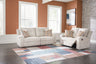 Danum - Reclining Living Room Set White 2 Pc. Sofa, Loveseat by Signature Design by Ashley® | Bel Furniture