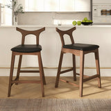 Hester - Upholstered, Square Bar Chair (Set of 2)