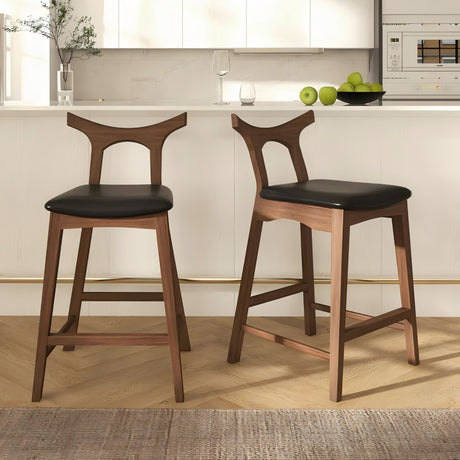 Hester - Upholstered, Square Bar Chair (Set of 2) - view 7