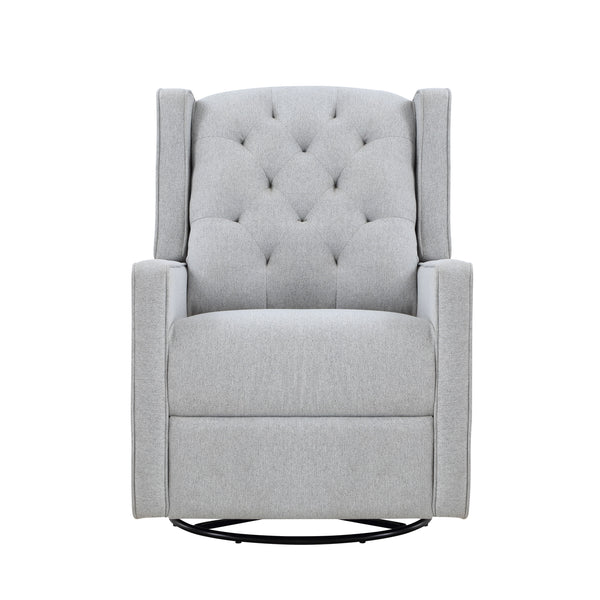 Milah - Gliding Swivel Recliner Tufted