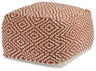 Brynnsen - Pouf Red by Signature Design by Ashley® | Bel Furniture