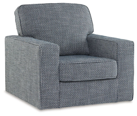 Olwenburg - Swivel Accent Chair Blue by Signature Design by Ashley® | Bel Furniture