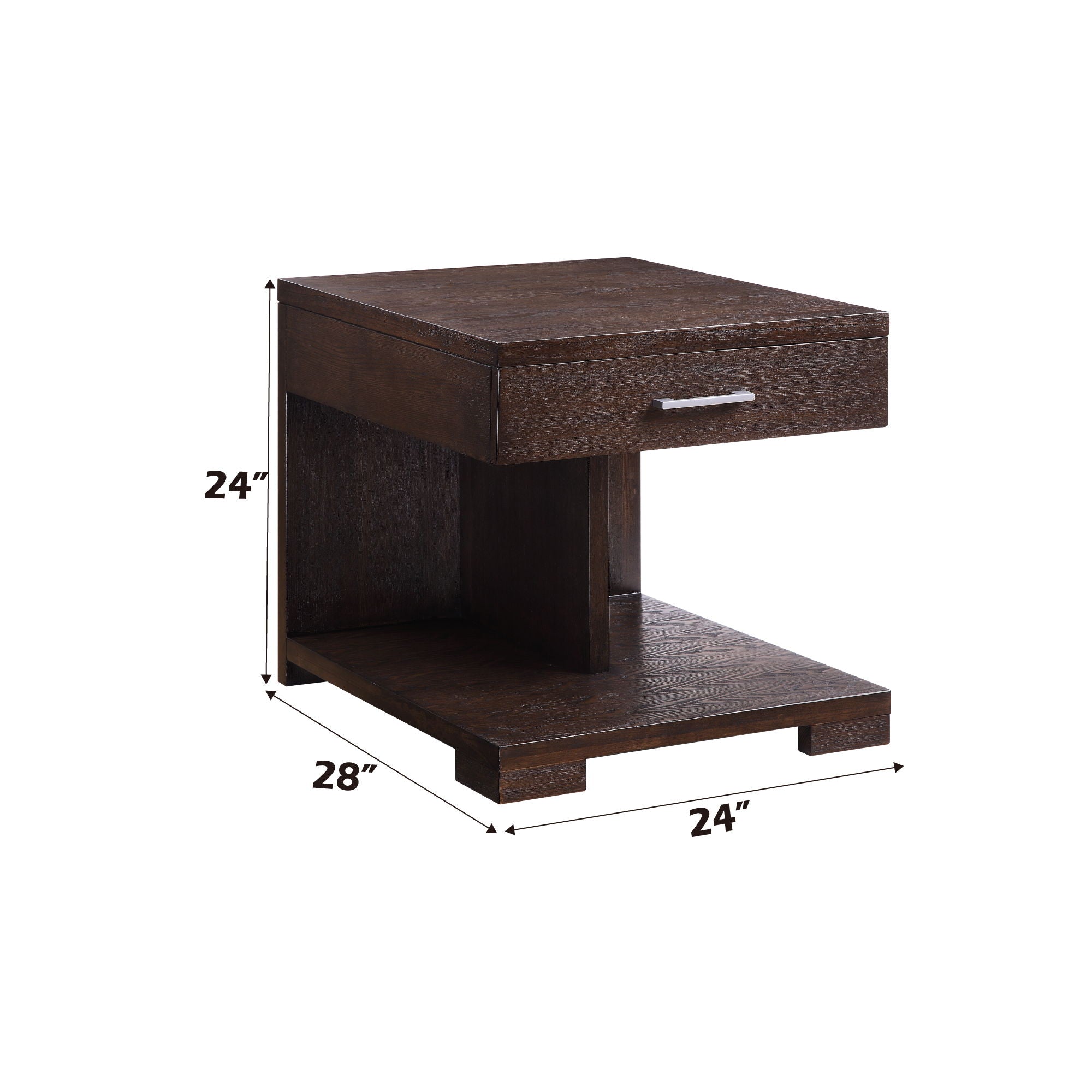 Niamey - End Table - Walnut