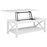 Skyview - 44" Rectangular Lift Top Coffee Table - White