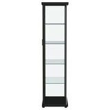 Aero - 5-Shelf Display Curio Cabinet With Led Lighting by Coaster Fine Furniture | Bel Furniture
