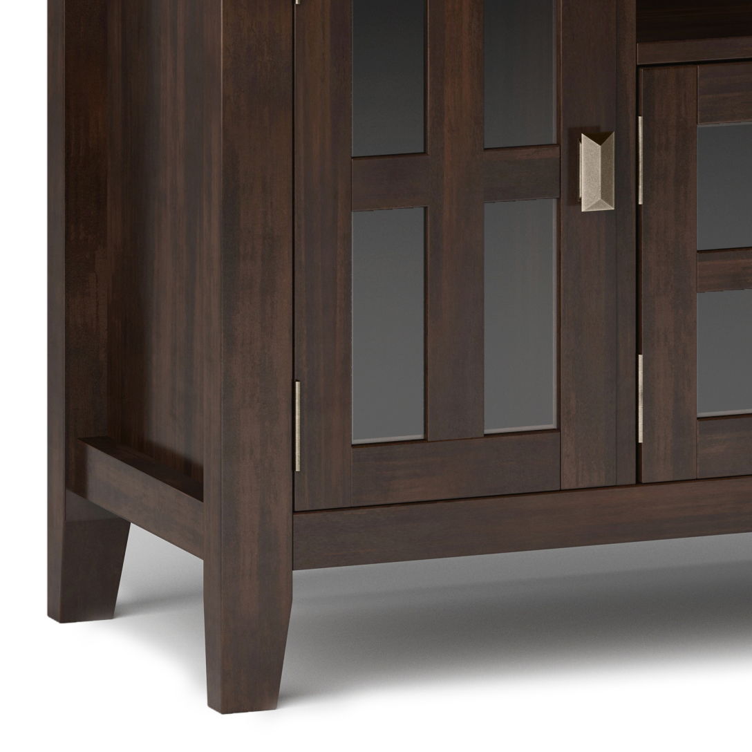 Artisan - TV Media Stand - Tobacco Brown by Simpli-Home | Bel Furniture