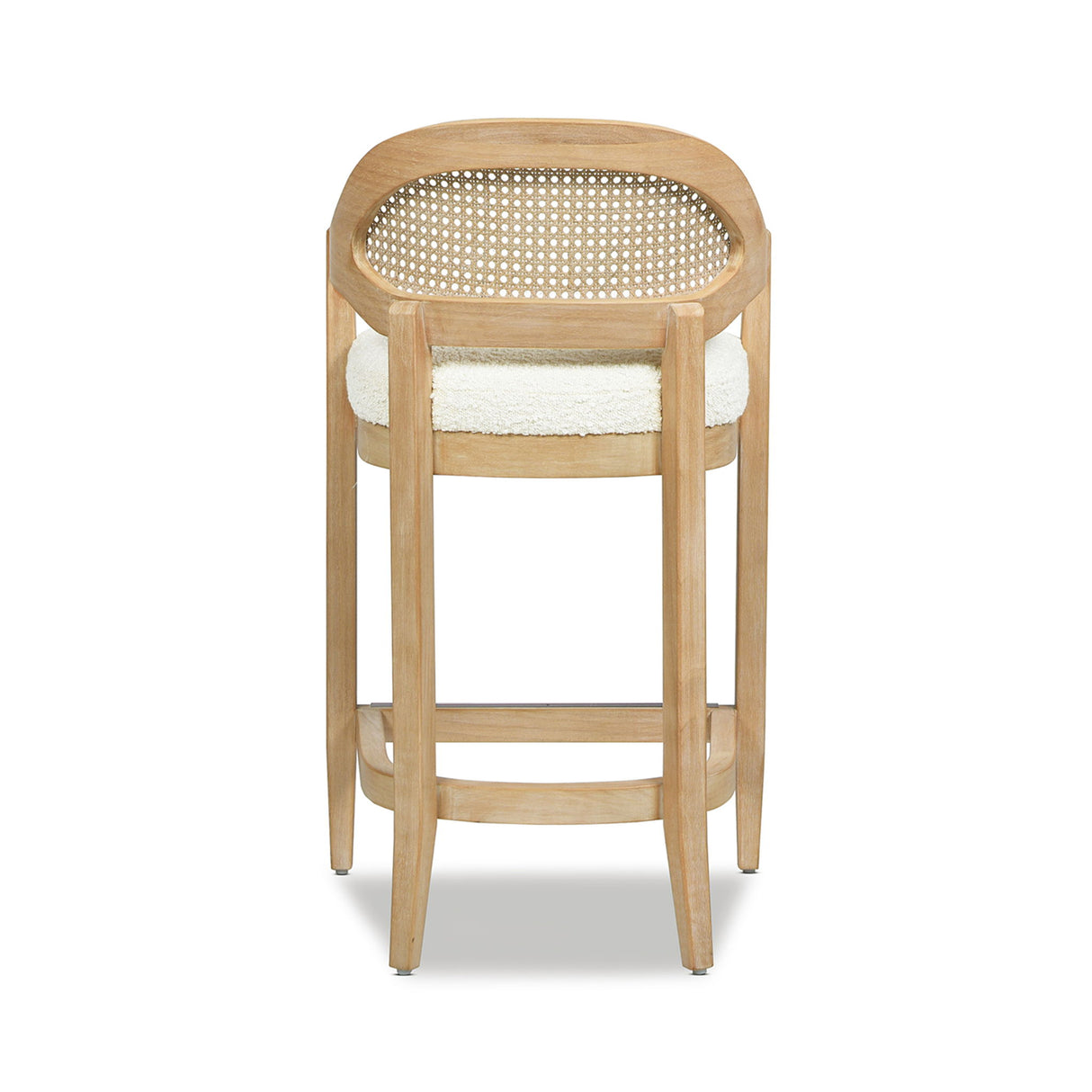 Americana - Mid-Century Modern Cane Back Counter Stool by Jennifer Taylor Home | Bel Furniture