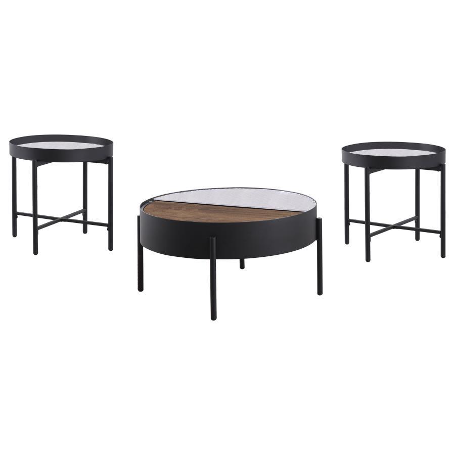 Ozella - Round Coffee Table Set by Coaster Fine Furniture | Bel Furniture
