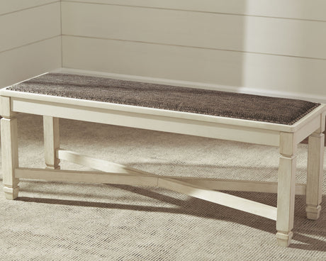 Bolanburg - Beige - Large UPH Dining Room Bench by Signature Design by Ashley® | Bel Furniture