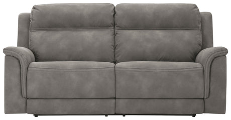 Next-Gen - Power Reclining Sofa Dark Gray by Signature Design by Ashley® | Bel Furniture