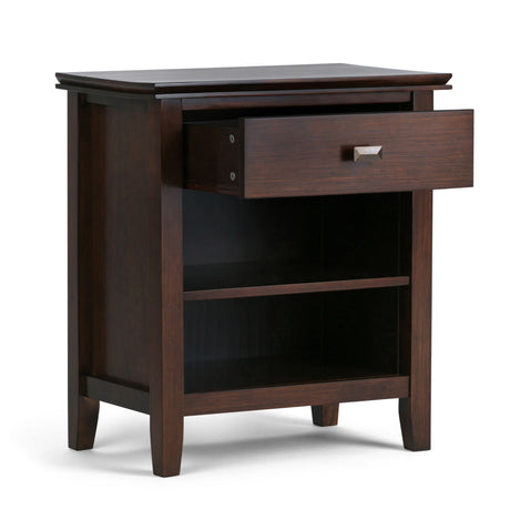 Artisan - Handcrafted Bedside Table by Simpli-Home | Bel Furniture
