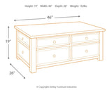 Tyler Creek - Grayish Brown / Black - Lift Top Cocktail Table by Signature Design by Ashley® | Bel Furniture