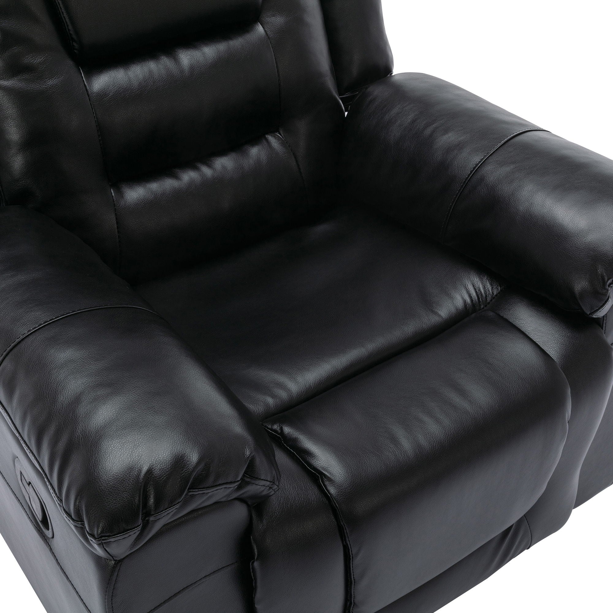 2 Seater Home Theater Recliner Manual Recliner Chair With A Storage Box And Two Cup Holders For Living Room