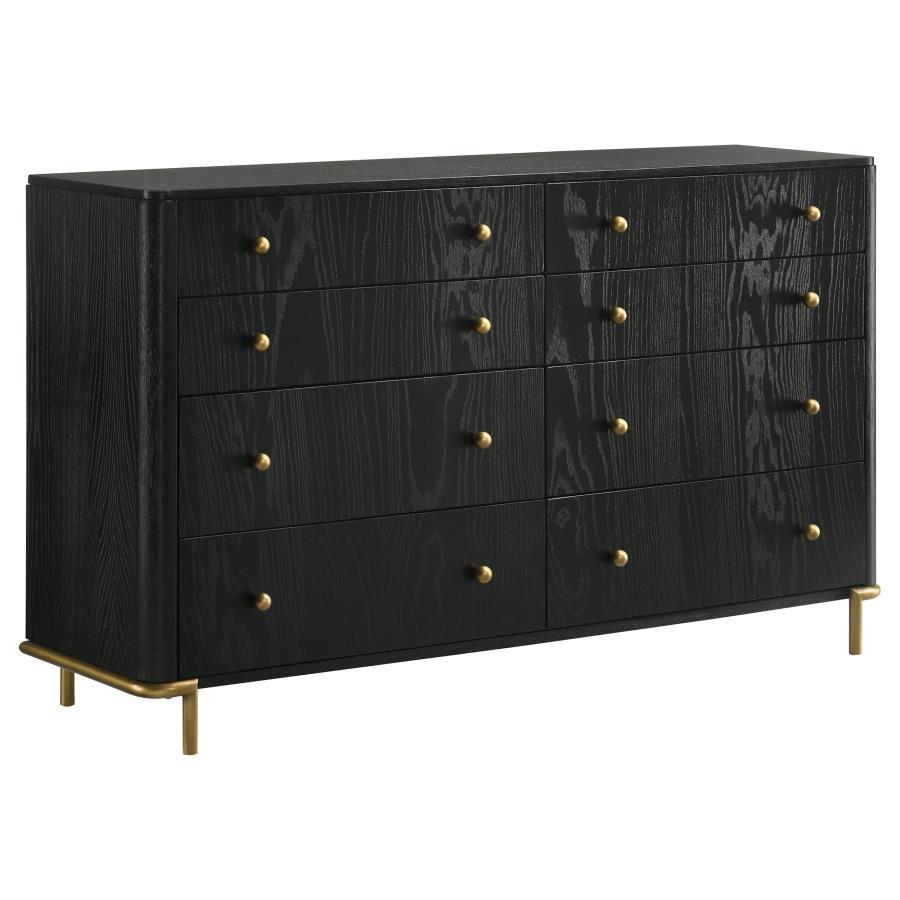 Arini - 8-Drawer Dresser Black by CoasterElevations | Bel Furniture