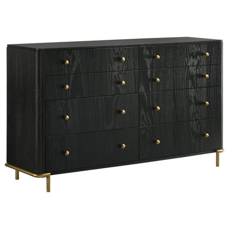 Arini - 8-Drawer Dresser Black by CoasterElevations | Bel Furniture
