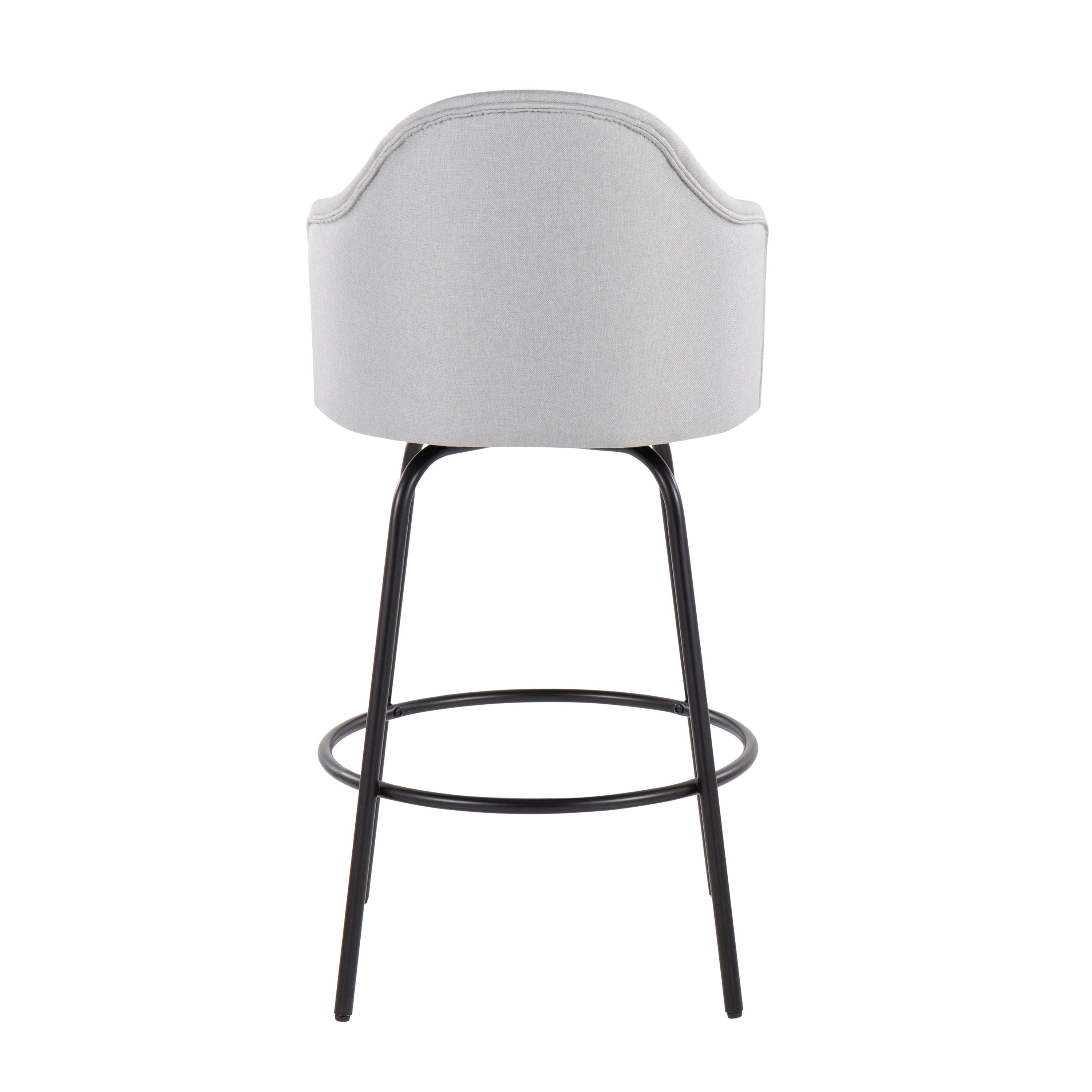 Ahoy - Contemporary Fixed Height Counter Stool (Set of 2)