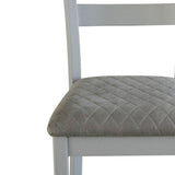 House Marchese - Two Tone Side Chair (Set of 2) - Gray / Pearl Gray by Urban Nest | Bel Furniture