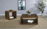 Frisco - Coffee Table Set Dark Brown 2 Pc. Coffee Table, End Table by Coaster Fine Furniture | Bel Furniture